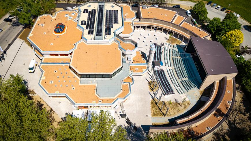 Kulturzentrum Güssing – Drohnenaufnahme