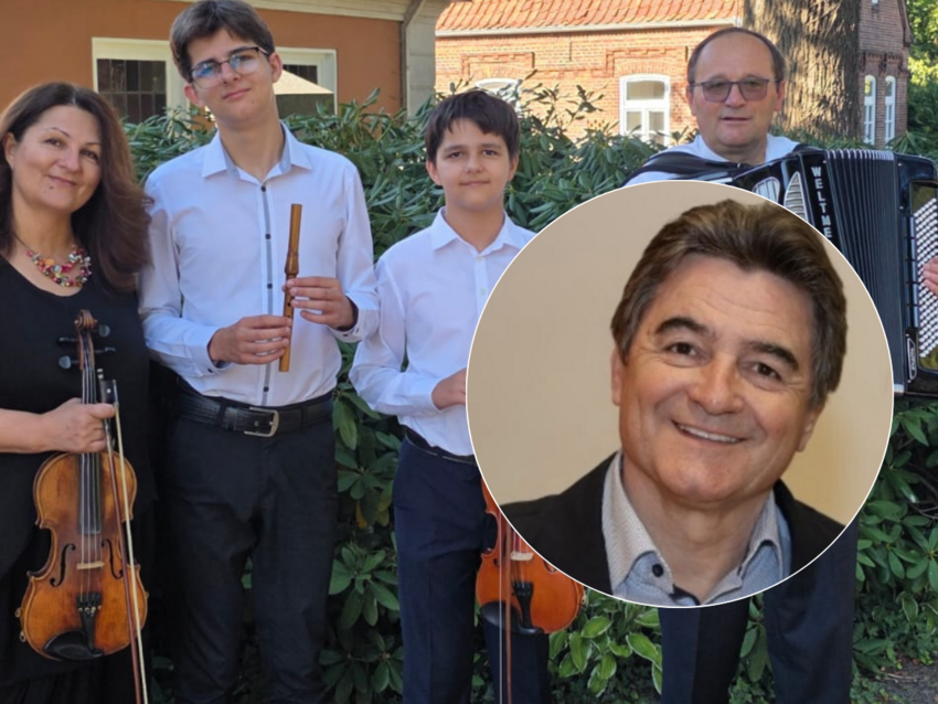 Franz Supper und Familie Luchian
