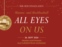 Matura- und Abschlussball der ecole Güssing am 26. September 2026