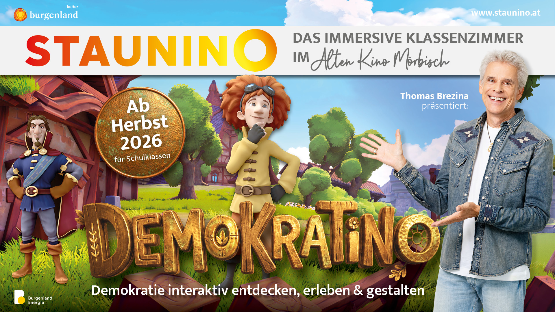 Plakat Staunino/Demokratino