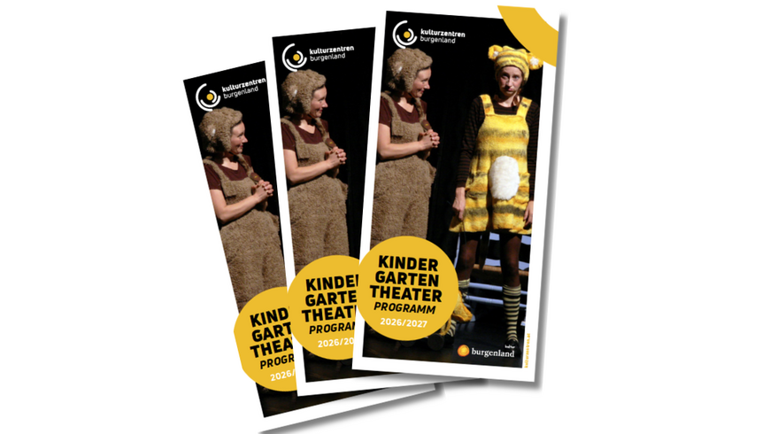 Man sieht die Titelseite vom Kindergartentheaterfolder