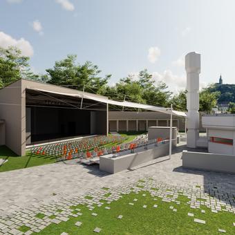 Rendering des Kulturzentrums Güssing